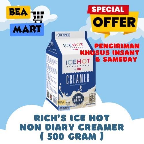 [ INSTANT ONLY ] Rich's ICE HOT Non Dairy Creamer 500gr | Richs IceHot Krimer Cair Kopi Susu Creamy 