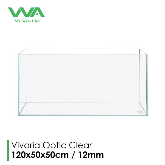 Aquarium Optic Clear 120x50x50 12mm Vivaria cube garden 120cm low iron