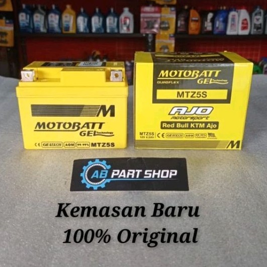 AKI MOTOR MOTOBATT MTZ5S ORIGINAL AKI MOTOR VARIO BEAT MIO GENIO VIXION