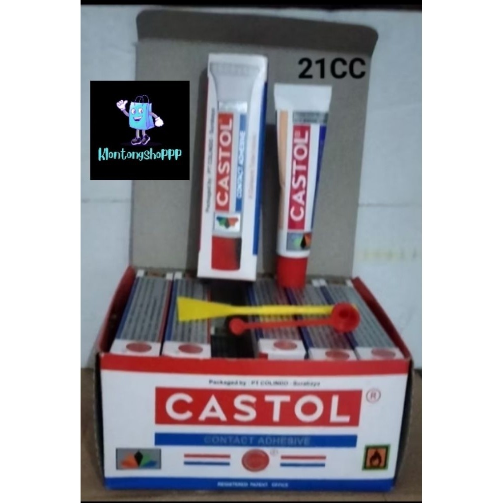 harga grosir (1LUSIN) LEM CASTOL TANGGUNG 21CC