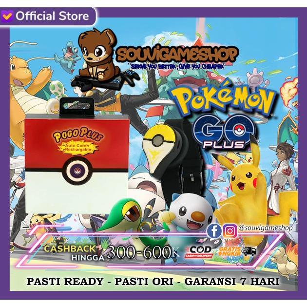 Pokemon GO Plus PoGO+ DUAL VERSION AUTO - MANUAL RECHARGEABLE BATTERY - INSTINCT YELLOW