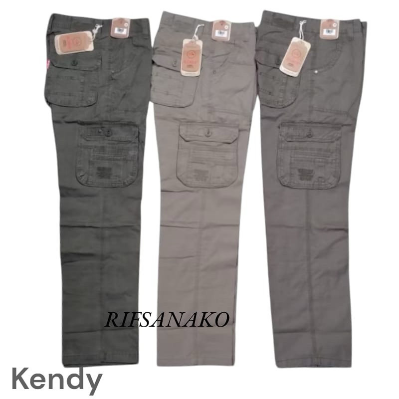 PROMO [KENDY CARGO] Celana panjang cargo Kendy original /celana gunung banyak saku NYAMAN DAN BERKUA