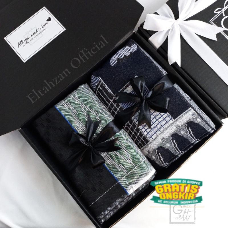 HAMPERS MUSLIM GIFT BOX COWOK HAMPERS IDUL FITRI EID MUBARAK GIFT BOX JUMATAN Gift Box Sarung Sajada