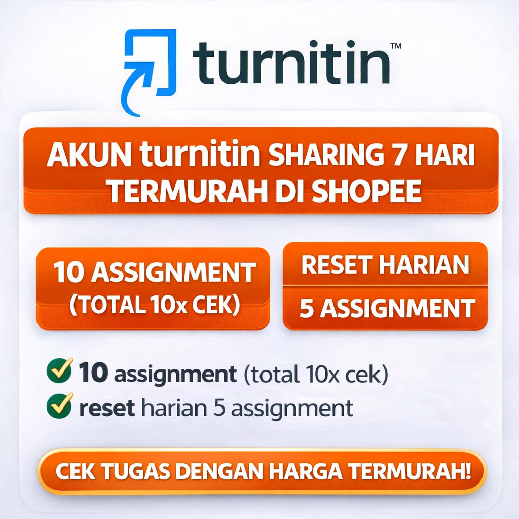 Turnitin Teacher UK Mandiri Kode Aktivasi Cek Similarity Dan AI Detection