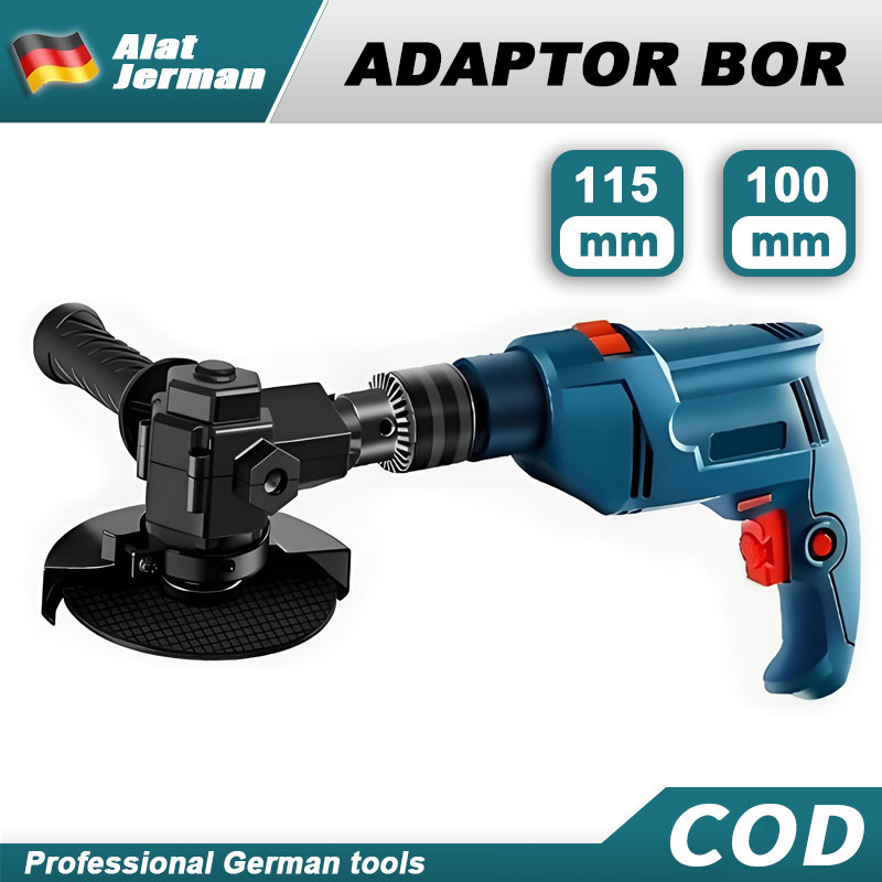 Neso Alat Jerman Adaptor Angel Grinder Portabel Konverter Gerinda Sudut Bor Listrik Multifungsi Ke G