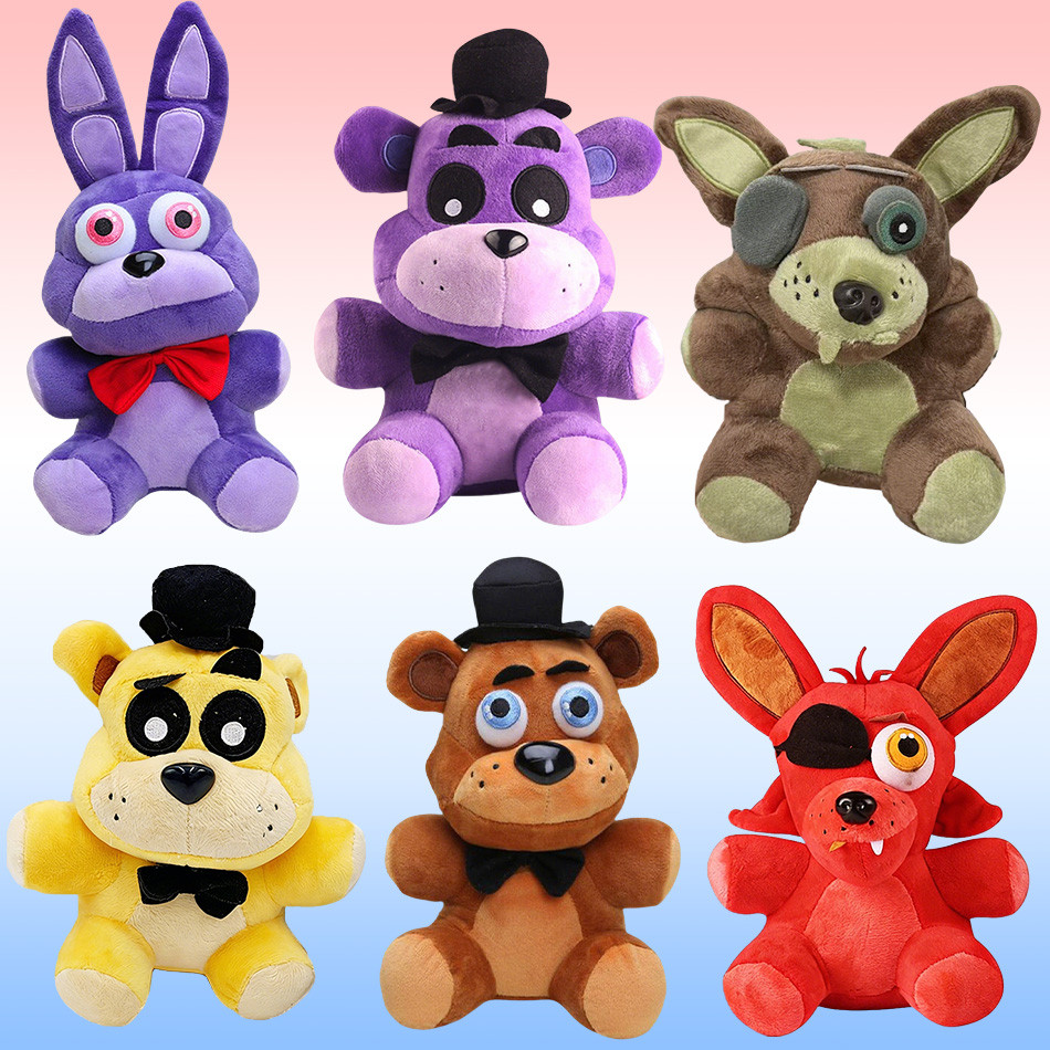 New Hot Freddy Fnaf Cute Plush Toys Doll Bonnie Bear Foxy Cartoon Stuffed Doll Freddy Toys For Child