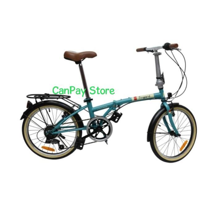 Fingard Sepeda Lipat Vintage 20 Inci - Merah