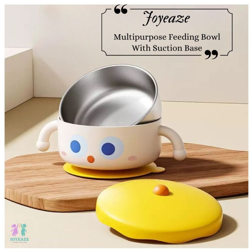 Joyeaze Multipurpose Feeding Bowl With Suction Base | Mangkok Makan Bayi Multifungsi dengan Suction 