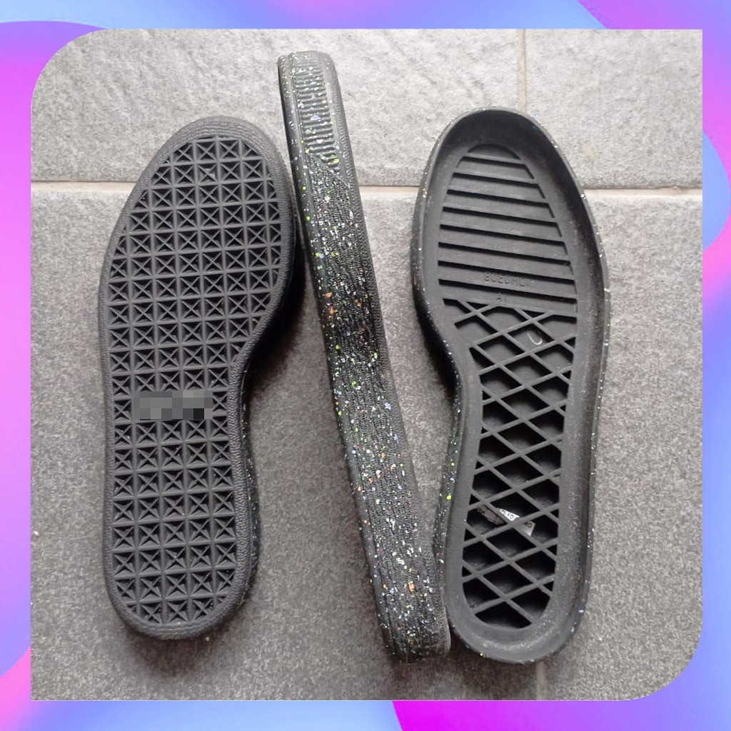 outsole sepatu sneakers outsol PVM4 rubber black sol 38-41