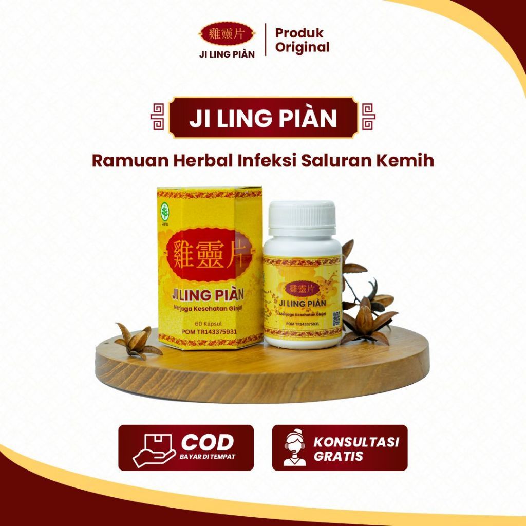 Ji Ling Pian Asli Menjaga Kesehatan Saluran Kemih