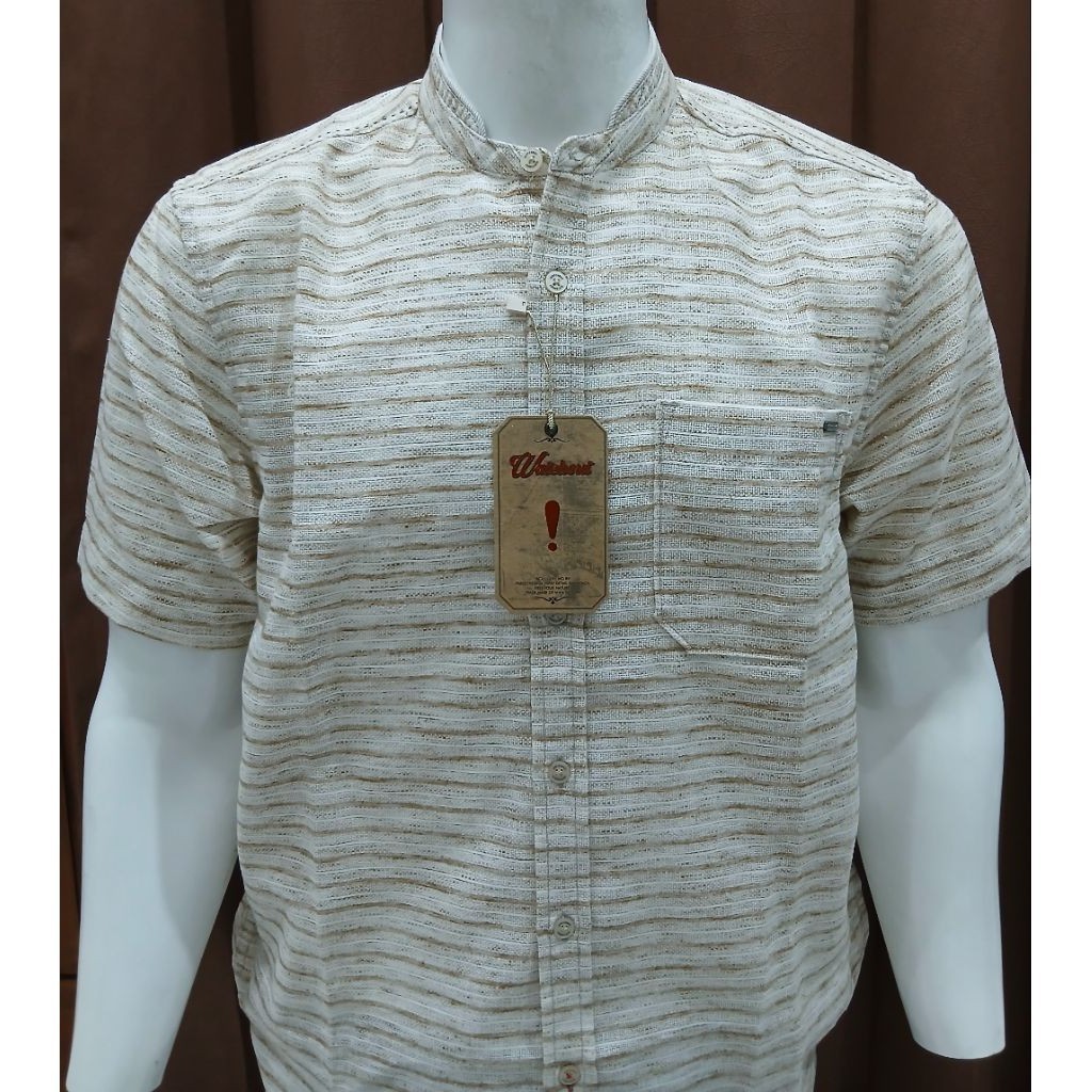 PROMO KEMEJA KOKO WATCHOUT CASUAL LENGAN PENDEK REGULAR FITT ORIGINAL