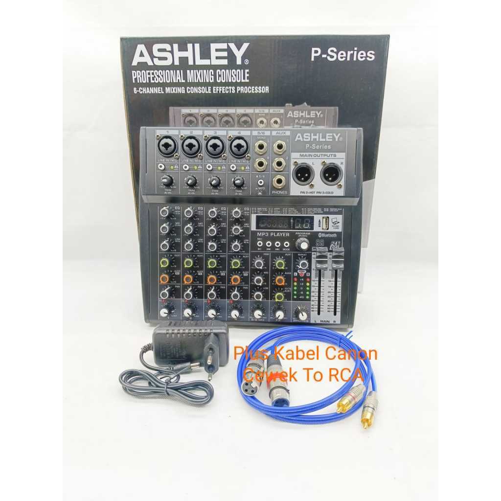 Mixer Audio Ashley P-Series 6 Chanel 99 DSP Original Ashley