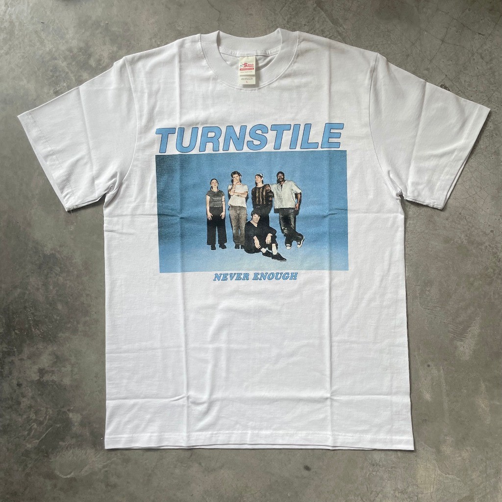 GADINGKU_  Kaos Band Hardcore Bootleg Turnstile Never Enough Dari Deadlystock