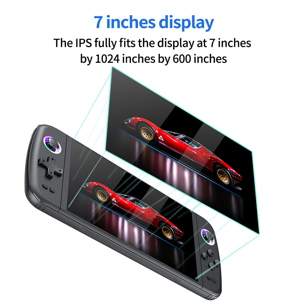 Tolex M27 Handheld Game Console 7.0' Big Screen Simulators 19,000+Games Portable Retro Video Game Co