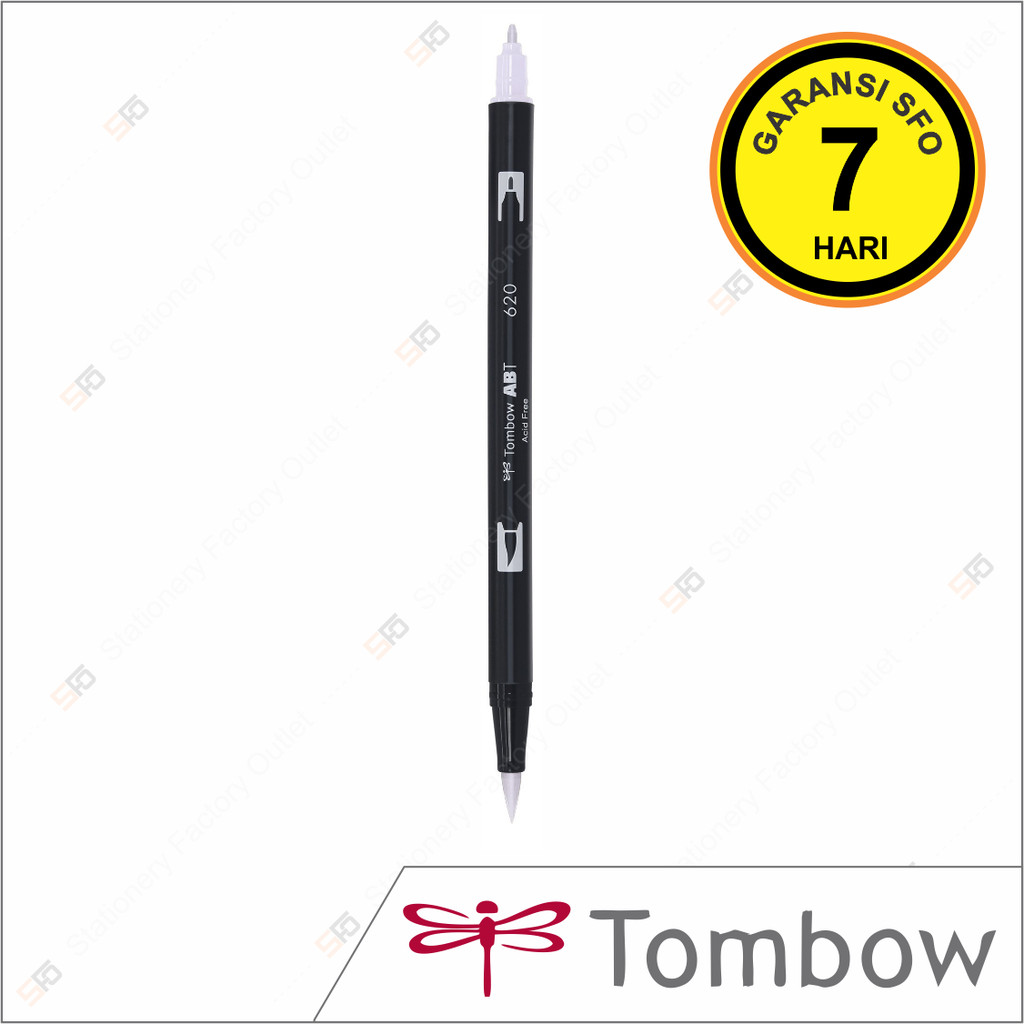 Dual Brush Pen Tombow 620 - Lilac - ABT Satuan