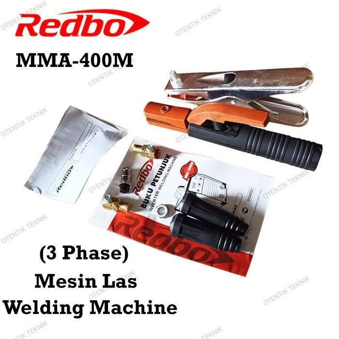 REDBO MMA-400M MESIN TRAVO LAS LISTRIK 3 PHASE INVERTER 380V - WELDING MACHINE MMA 400M 3 FASE 380 V
