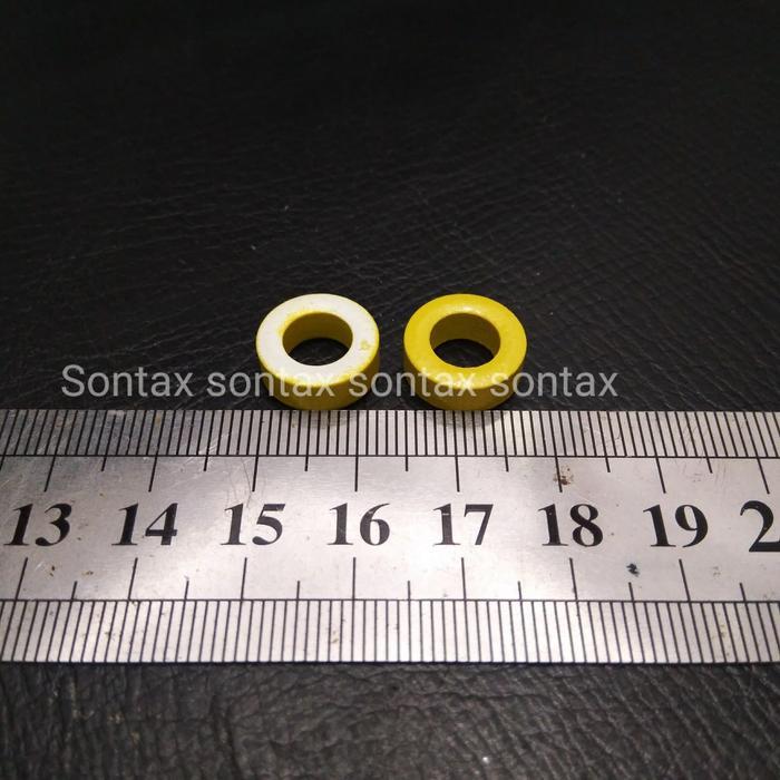 ferit ferrite ferite ferrit toroid kuning putih SCelectro