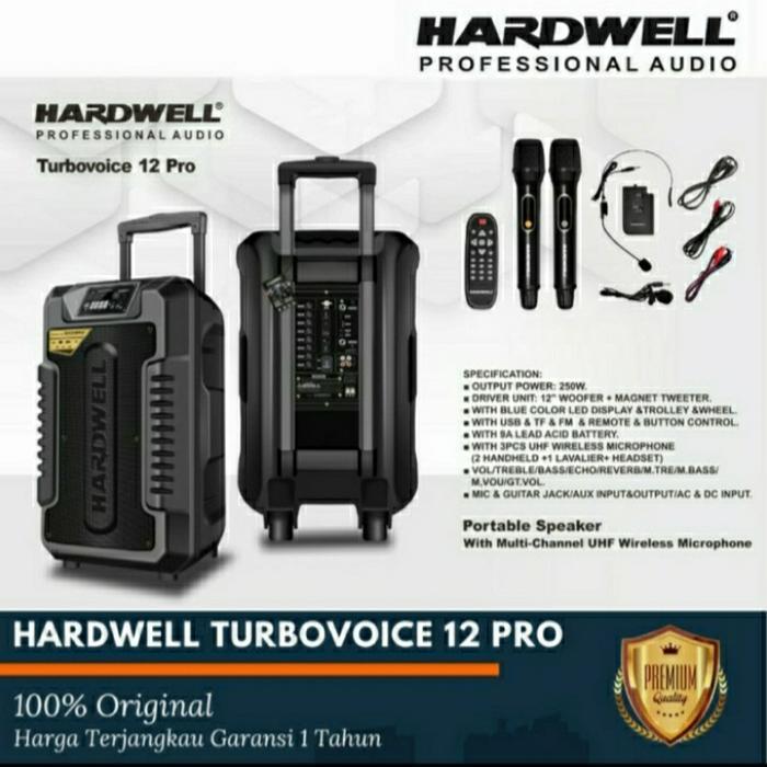 PROMO GASPOLL HARDWELL TurboVoice 12 Pro Speaker Portabel / Hardwell Turbovoice 12 Pro