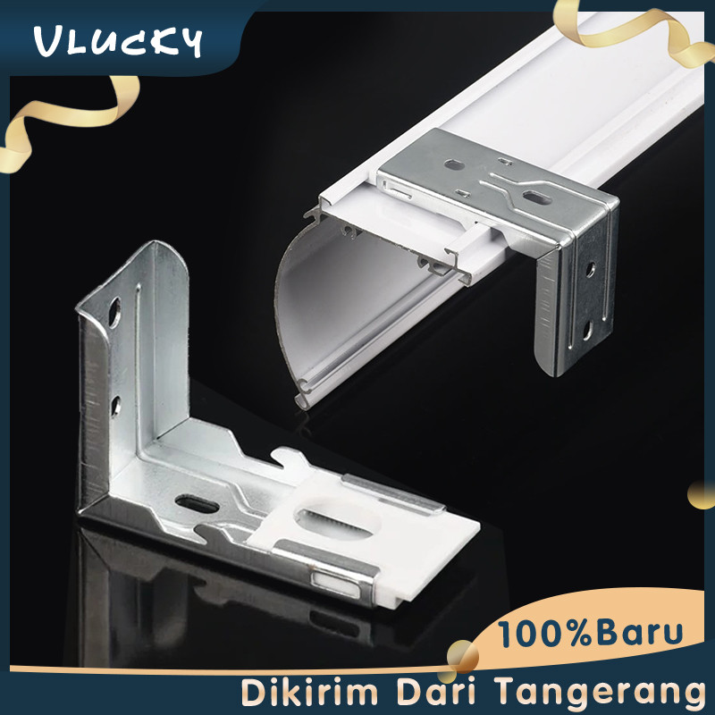 Isi 10 Bracket Roman Shade Lipat Bracket Rel Roman Tirai Aksesoris Blinds