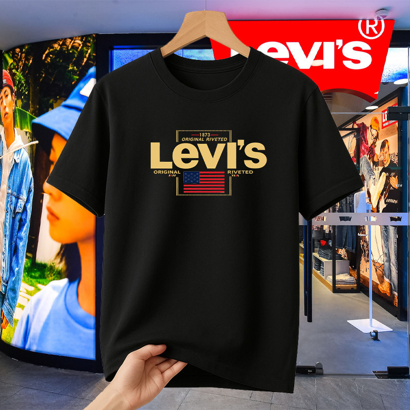 100% Original LEVIS T-Shirt Unisex – Kaos Katun Premium, Lembut & Stylish untuk Aktivitas Harian