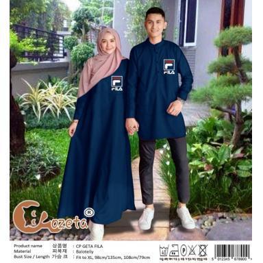 7027 couple muslim pria wanita gamis abaya cowok cewek merah maroon