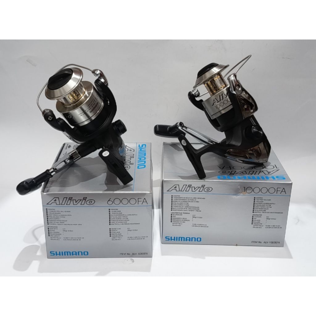 Shimano Alivio FA 6000, 10000 Reel Pancing Spinning Jigging
