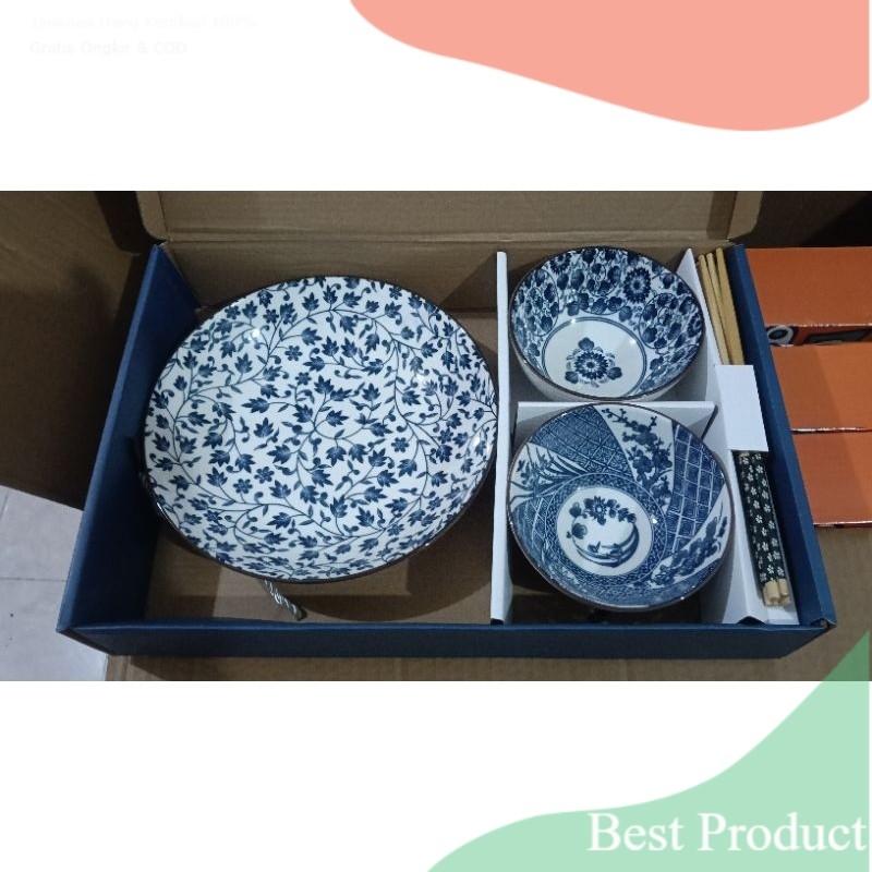 Hampers Christmas / Mangkok Hadiah Natal / Mangkuk Keramik / Mangkok Keramik Jepang / Hampers Mangko