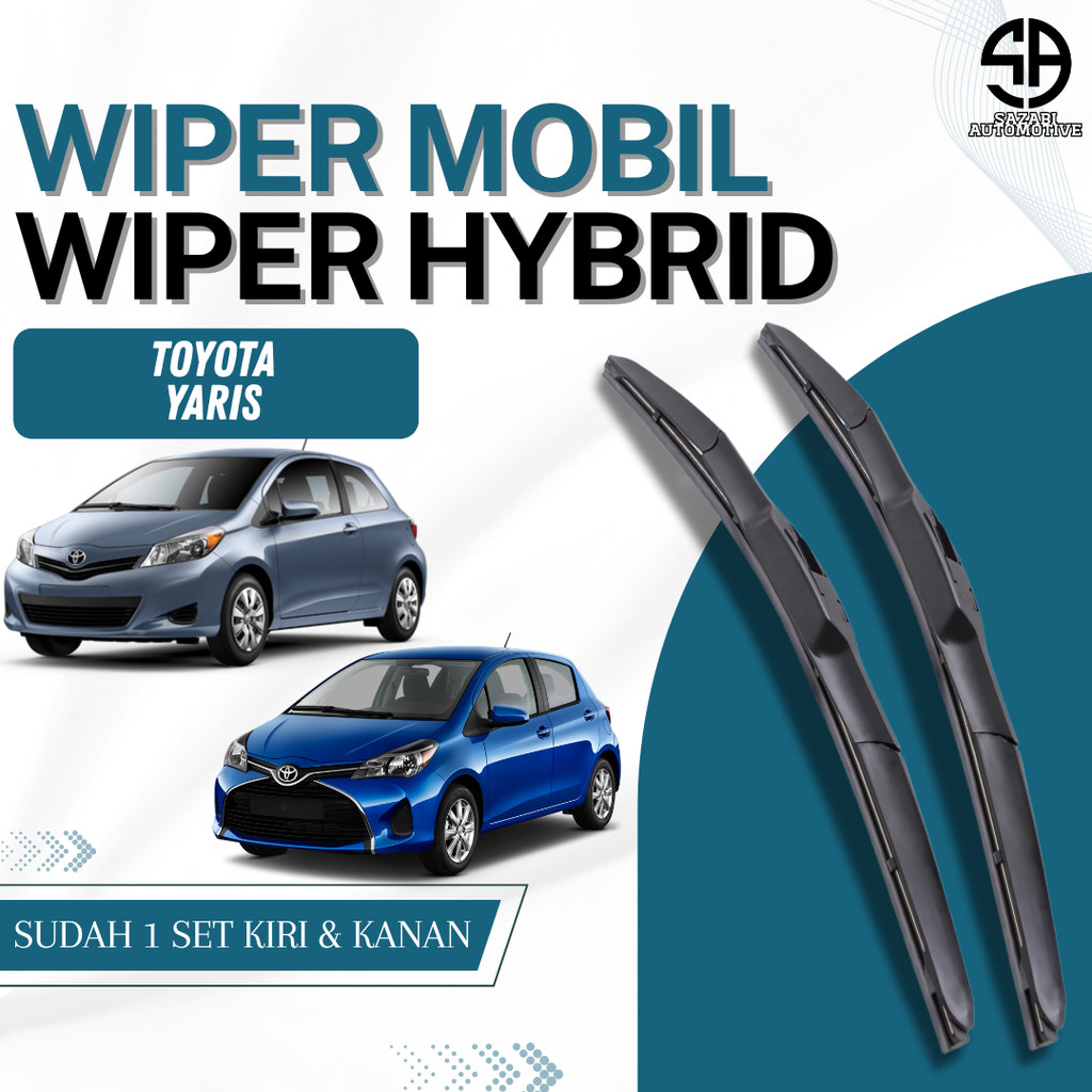 Wiper Premium Hybrid Blade Mobil Toyota Yaris & Yaris Bakpao Wifer Kaca Depan