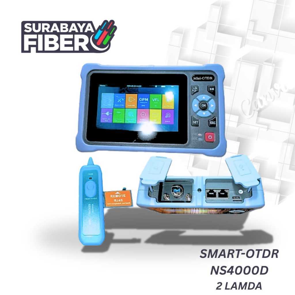 OTDR fiber optic NS4000D-2 Lamda 80KM -SMART OTDR-Alat Ukur Fiber Optic