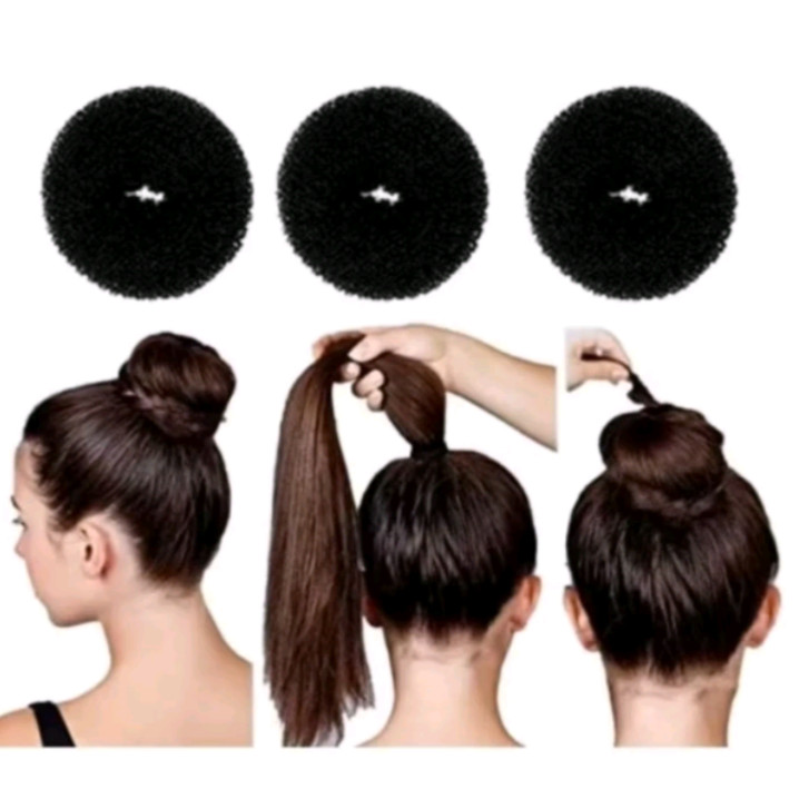 Sanggul donat, ban donat, dalaman jilbab Ps