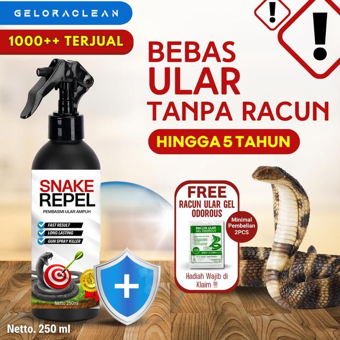 PROMO  [TOP 1 TERLARIS] Pembasmi Ular SNAKE REPEL Basmi Ular Tanpa Racun Penangkal Ular Masuk Rumah 