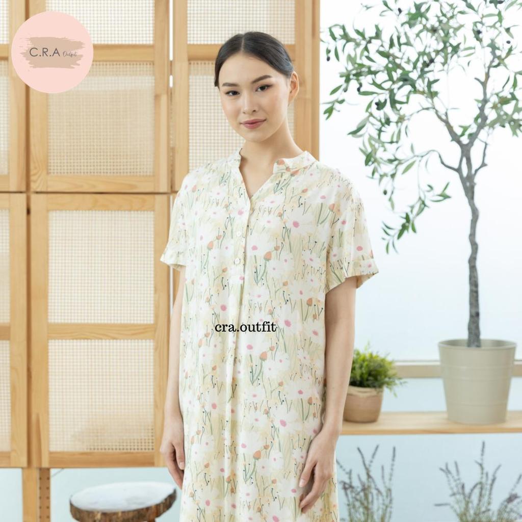 CRA OUTFIT - Dress Daster Rayon Premium Kekinian Busui Friendly Nayara Series - NDA1
