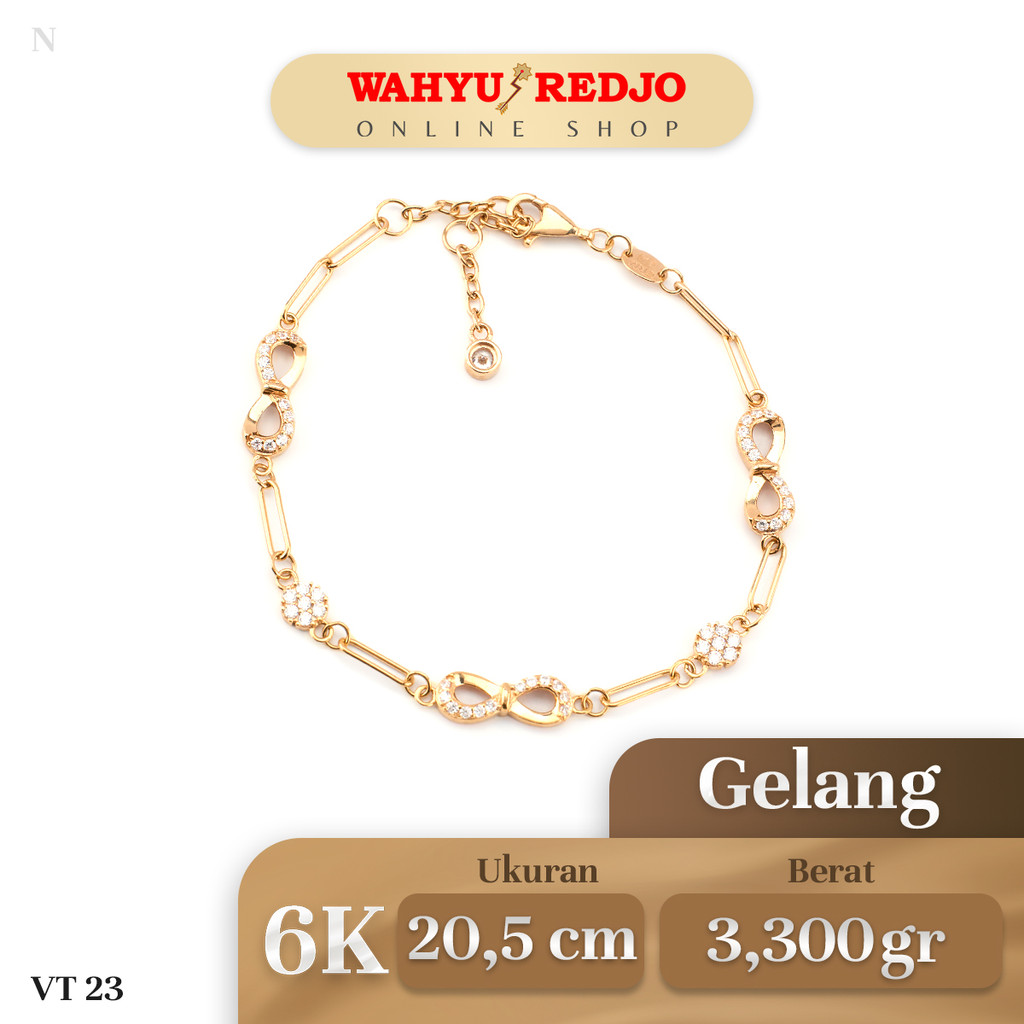 Gelang Emas Kadar 6K Wahyu Redjo GL-6K-30182359