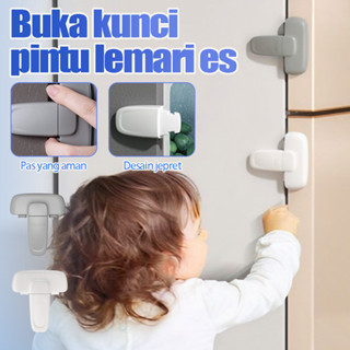 Kunci Kulkas Safety Lock Kunci Anak Lemari Pengunci Pintu Pengunci