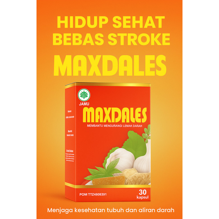 MAXDALES HERBAL STROKE ASLI ORIGINAL OBAT HIPERTENSI TEKANAN DARAH TINGGI JANTUNG STROKE HIPERTENSI 