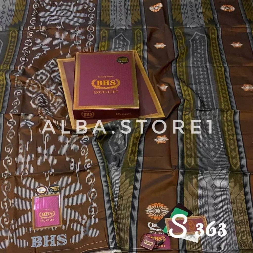 Sarung BHS Excellent Songket Gold Original/ Sarung BHS Jaguar Songket Ori Sarung BHS Ekselen Songket