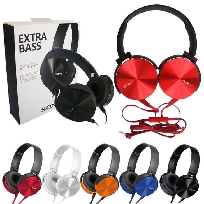 Headphone Headset Bando XB-450 XB 450 Extra Bass ROHMAN JAYA99 rj99