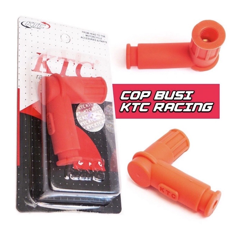Cop Busi KTC Racing Matic Bebek Cangklong Tutup Busi Universal Motor Matic dan Bebek