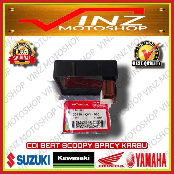 CDI MOTOR HONDA BEAT SCOOPY SPACY CARBU LAMA ECCU UNIT KVY