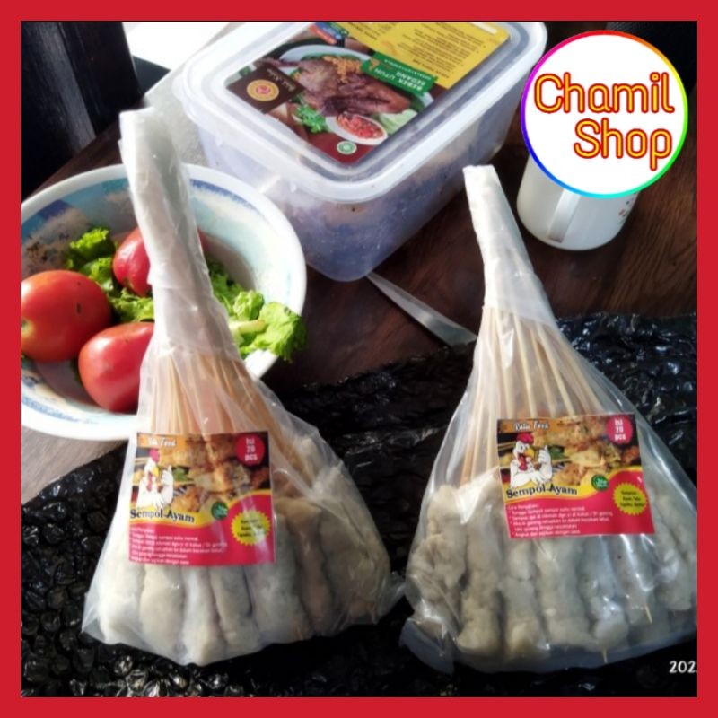 Sempol Ayam Ratu Isi 20 Tusuk Plus Saos Spesial