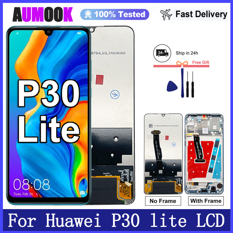 LCD For HUAWEI P30 Lite LCD splay Tou Screen For HUAWE MAR-LX1M LX1A LX2 L21MEA LX3A Screen gitizer 