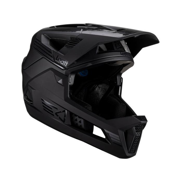 Helmet Leatt 4.0 Enduro Stealth / Helm Convertible chin bar Enduro DH - L