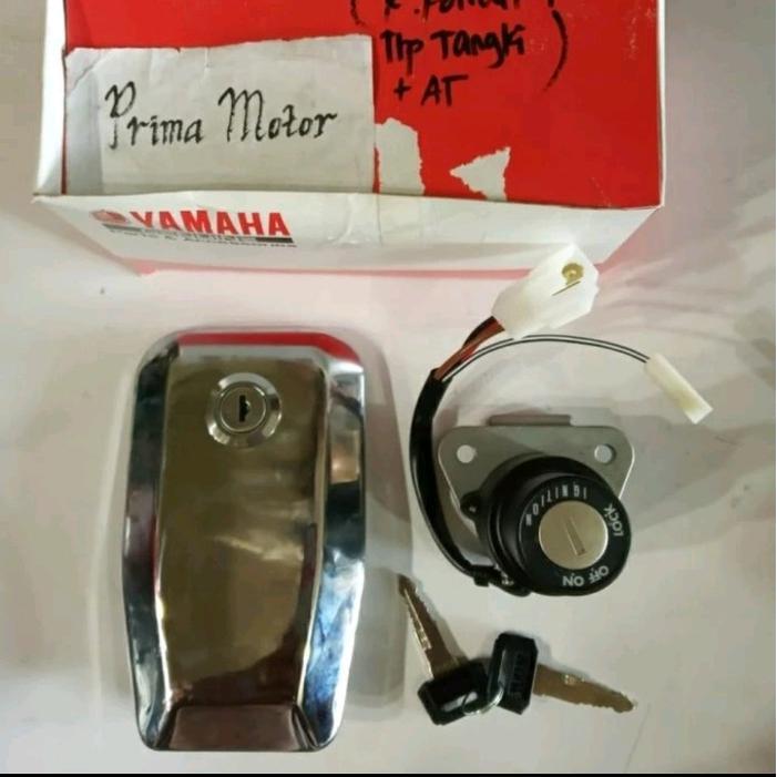 KUNCI KONTAK RX KING NEW DAN TUTUP TANGKI RX KING SET ORI YAMAHA YGP