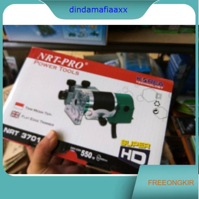 Mesin Router Trimmer NRT PRO 3701 HD/ New Gen Mesin Profil Kayu Router Trimmer NRT Murah