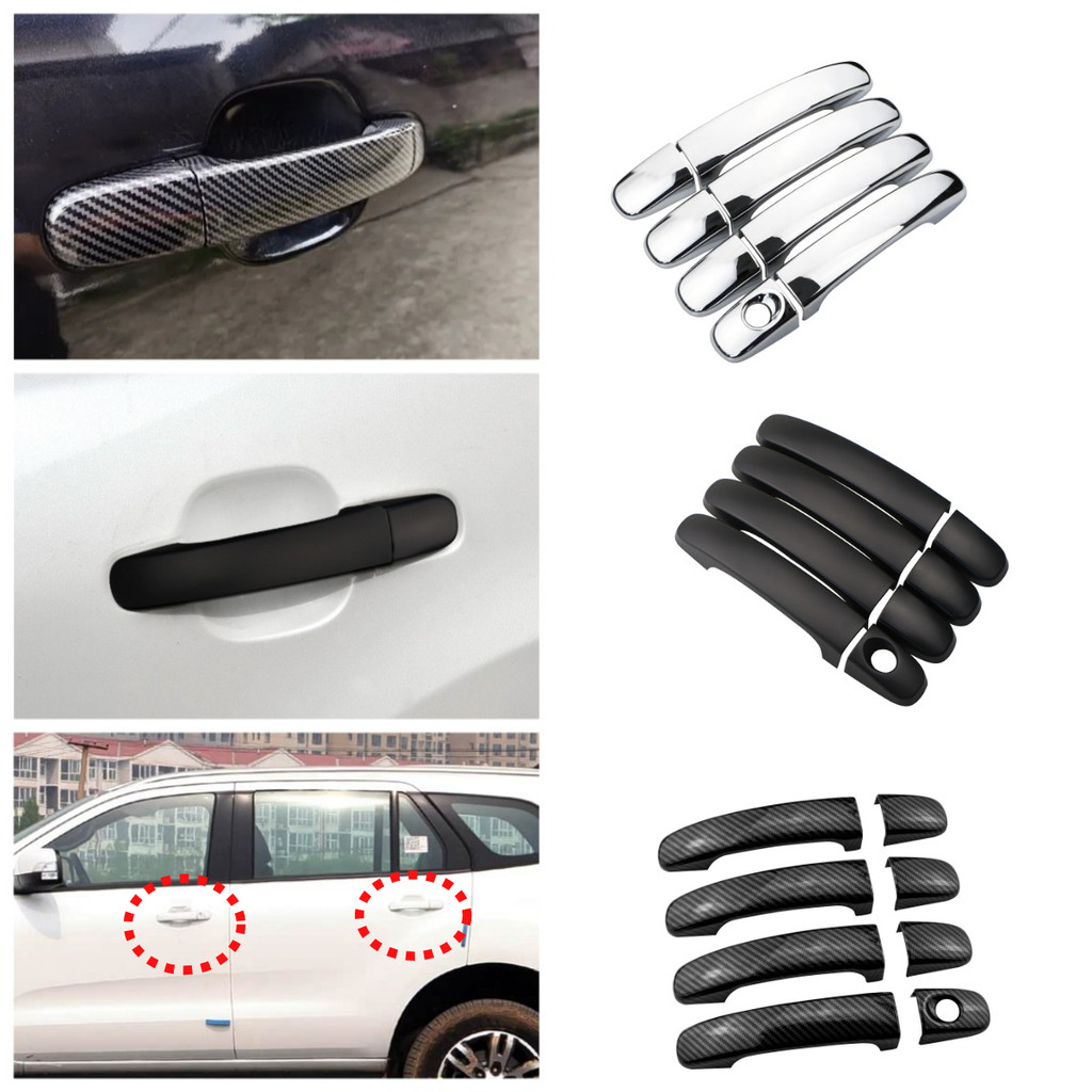 For Ford Ranger Everest Endeavour 2015 - 2022 Car Accessories Outer Door Handle Protection Cover Tri