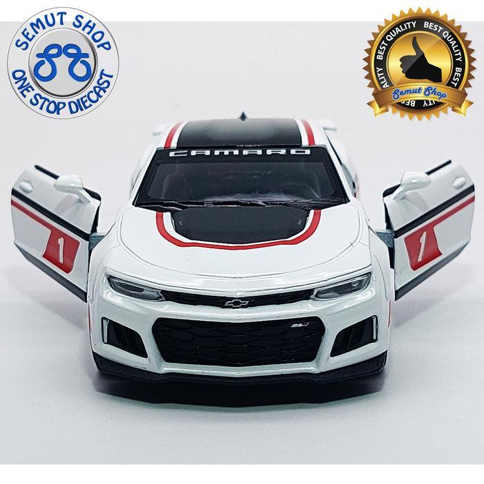 Kinsmart 2017 Camaro ZL1 with printing 1 Miniatur diecast mobil camaro - Merah