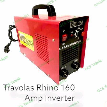 Travolas Rhino MMA 160 Amp Mesin Las Listrik Inverter