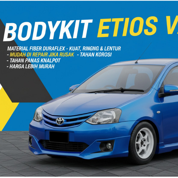 (Garansi)  bodykit etios valco 2013-2015 body kit etios bodikit etios