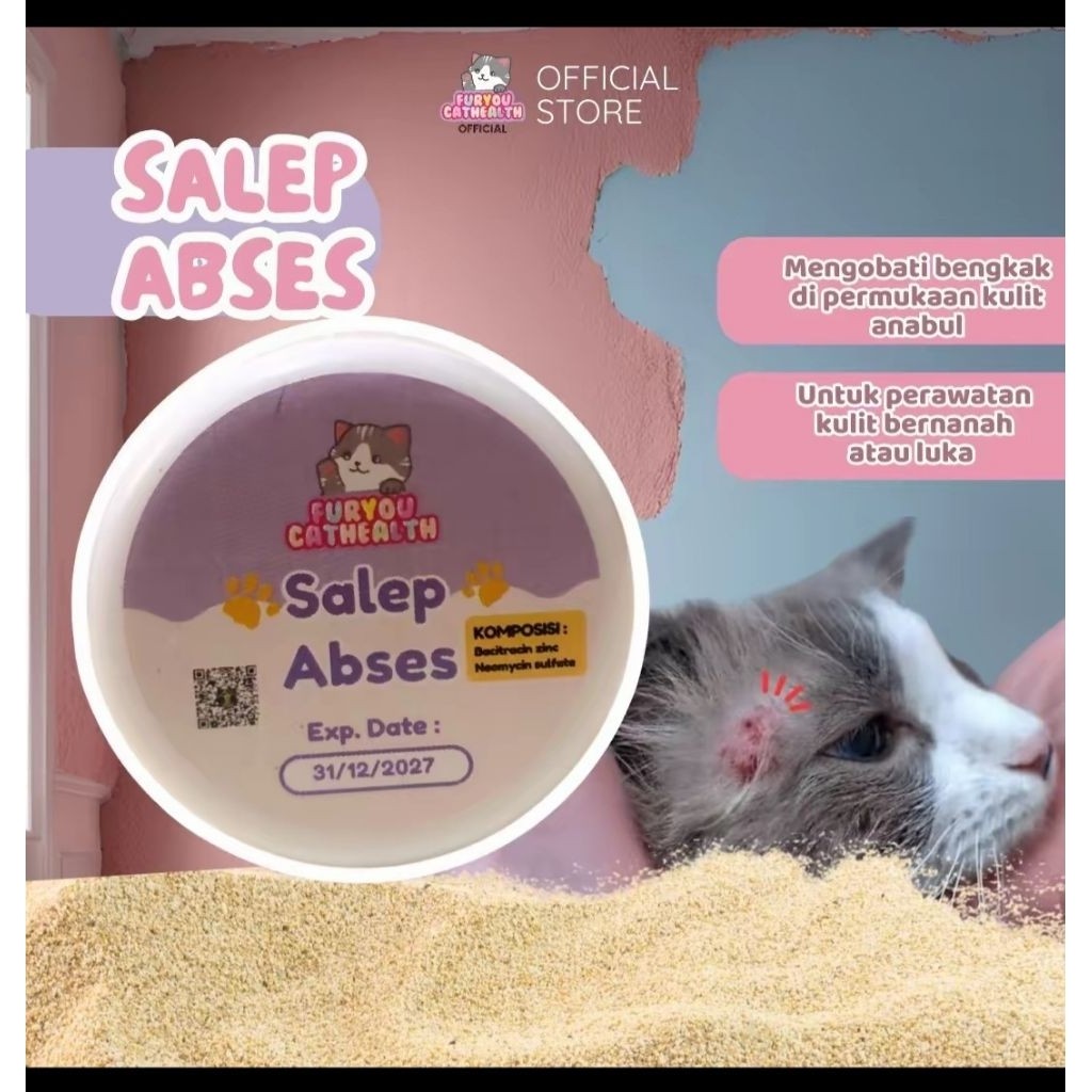 Furyou Salep Abses Anabul Luka Bernanah dan Basah Ampuh salep luka kucing salep kucing luka salep ku