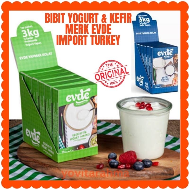 DISKON BIBIT YOGURT & KEFIR Probiotik EVDE YAYLA yaylamaya maya Turkish yogurt yoghurt Turki Turkey 